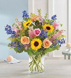 French Country Garden Bouquet Davenport Florist - Same Day Flower Delivery - Flower Power 